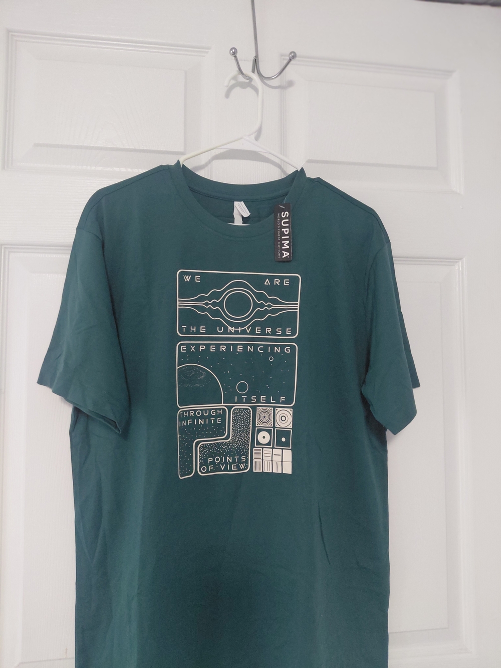Men's Graphic Crewneck T-Shirt in Teal